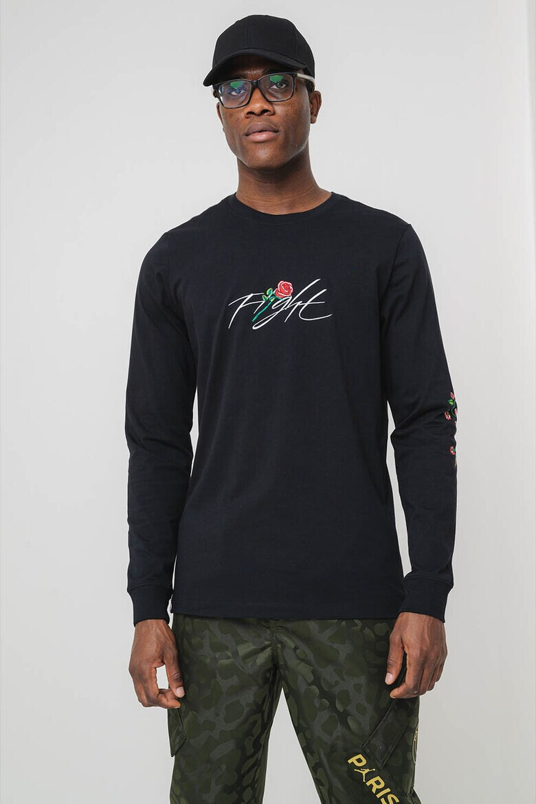 Nike Памучна блуза с принт - Pepit.bg