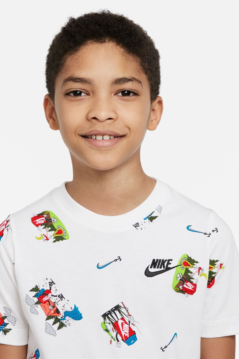Nike Памучна тениска Boxy с принт - Pepit.bg