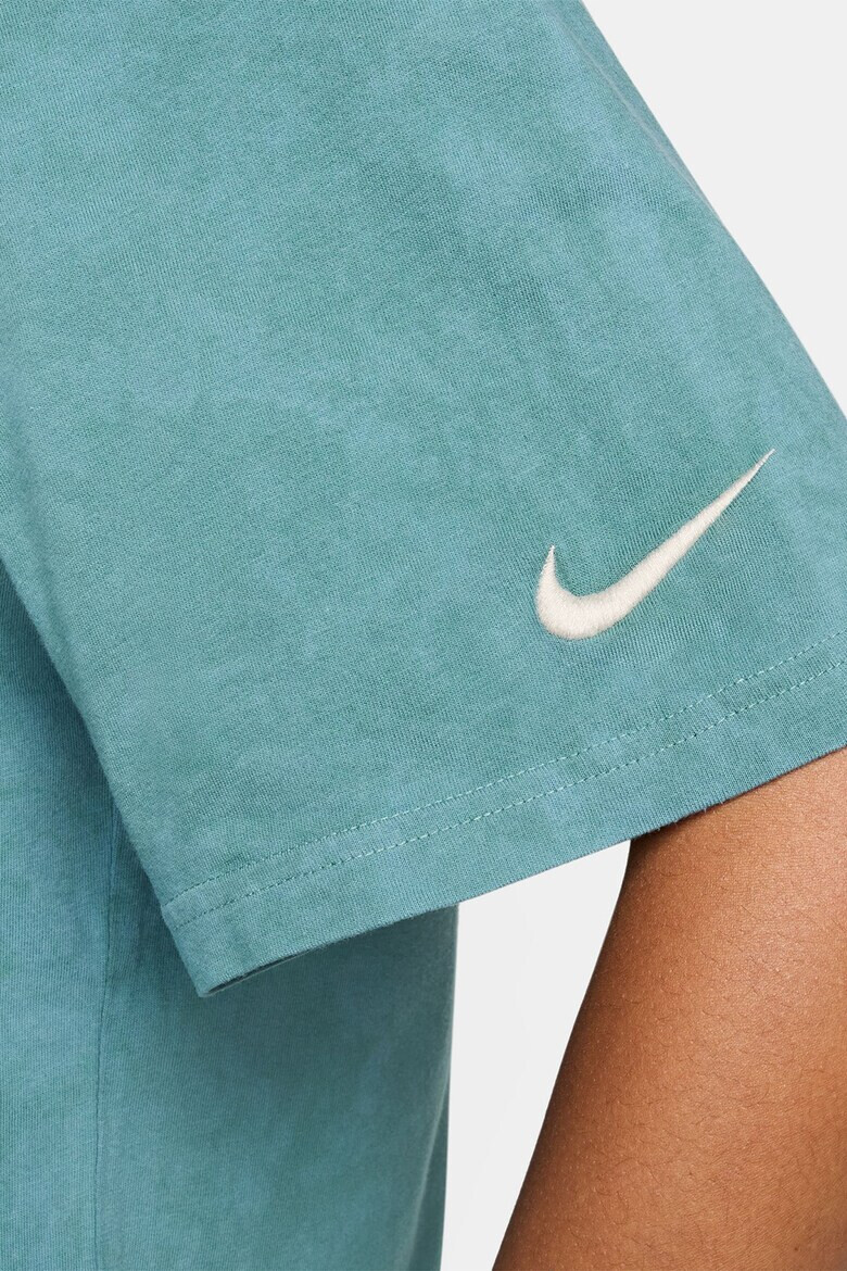 Nike Памучна тениска с бродирано лого - Pepit.bg
