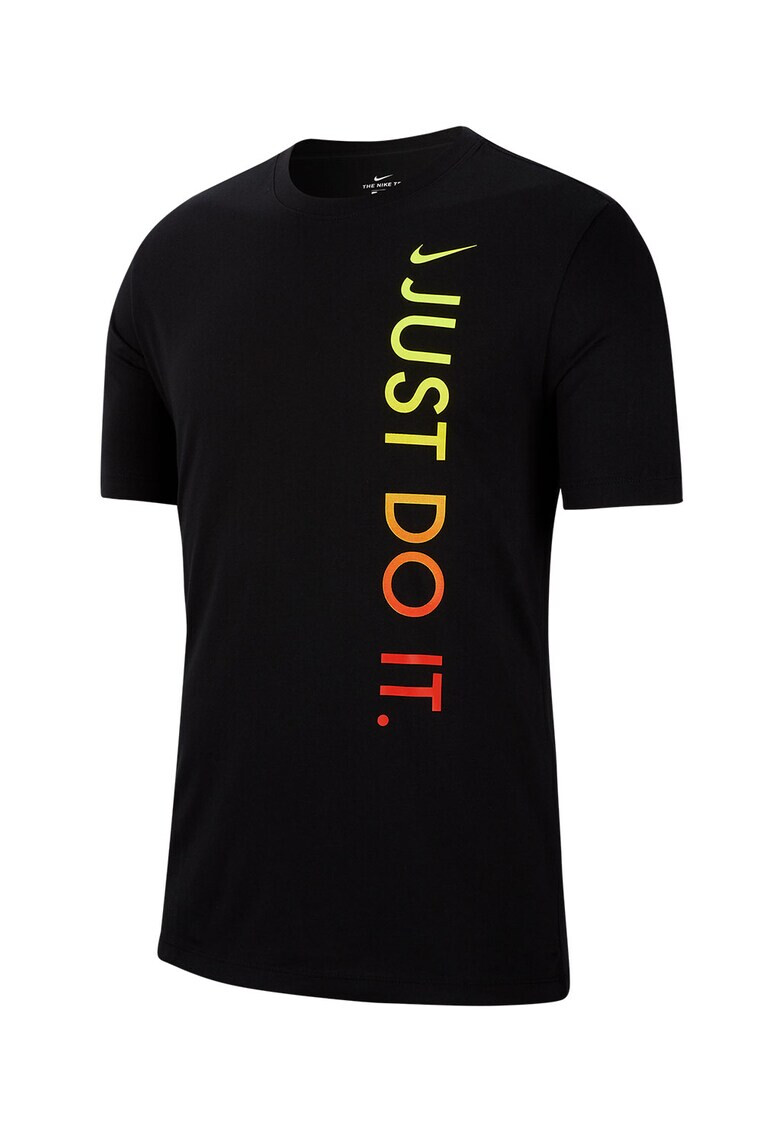 Nike Тениска с лого и цепки встрани - Pepit.bg