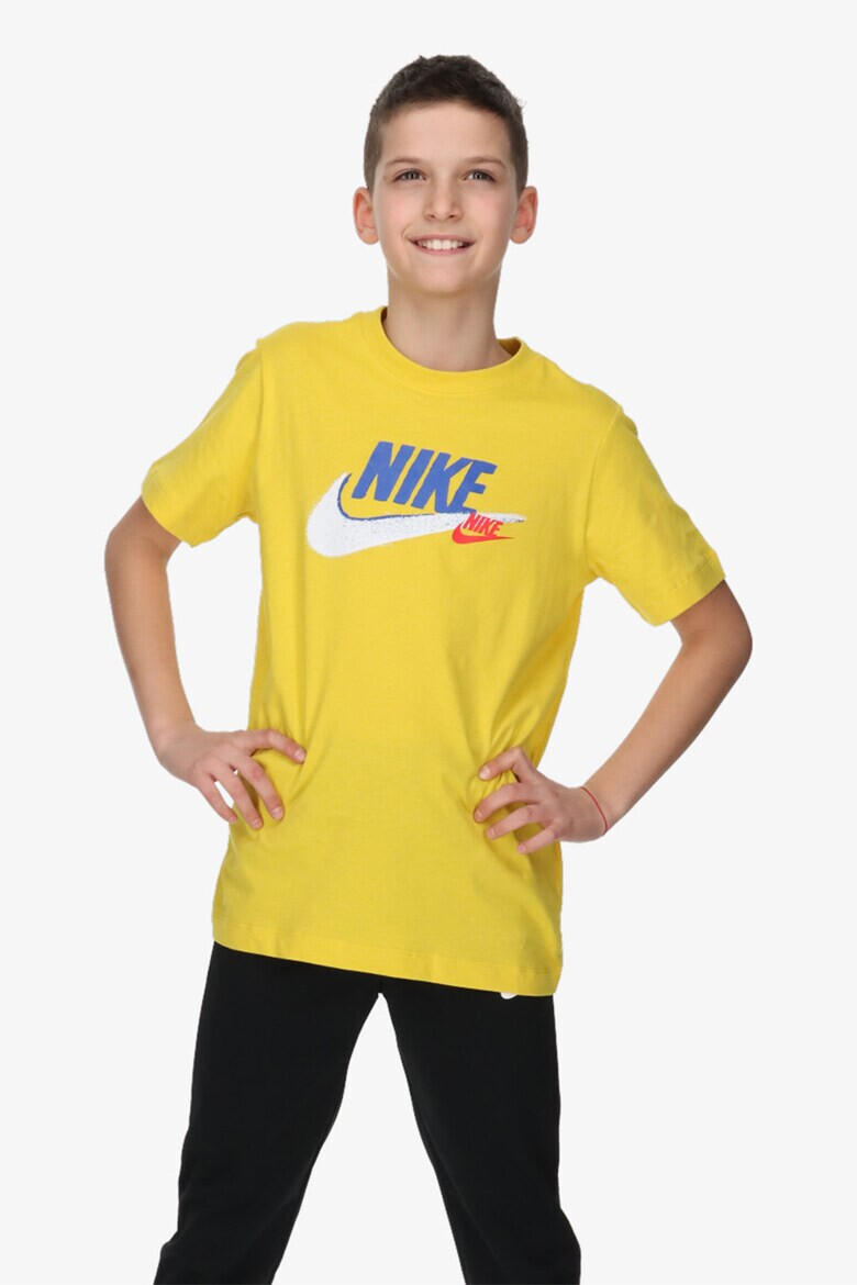 Nike Памучна тениска с лого - Pepit.bg