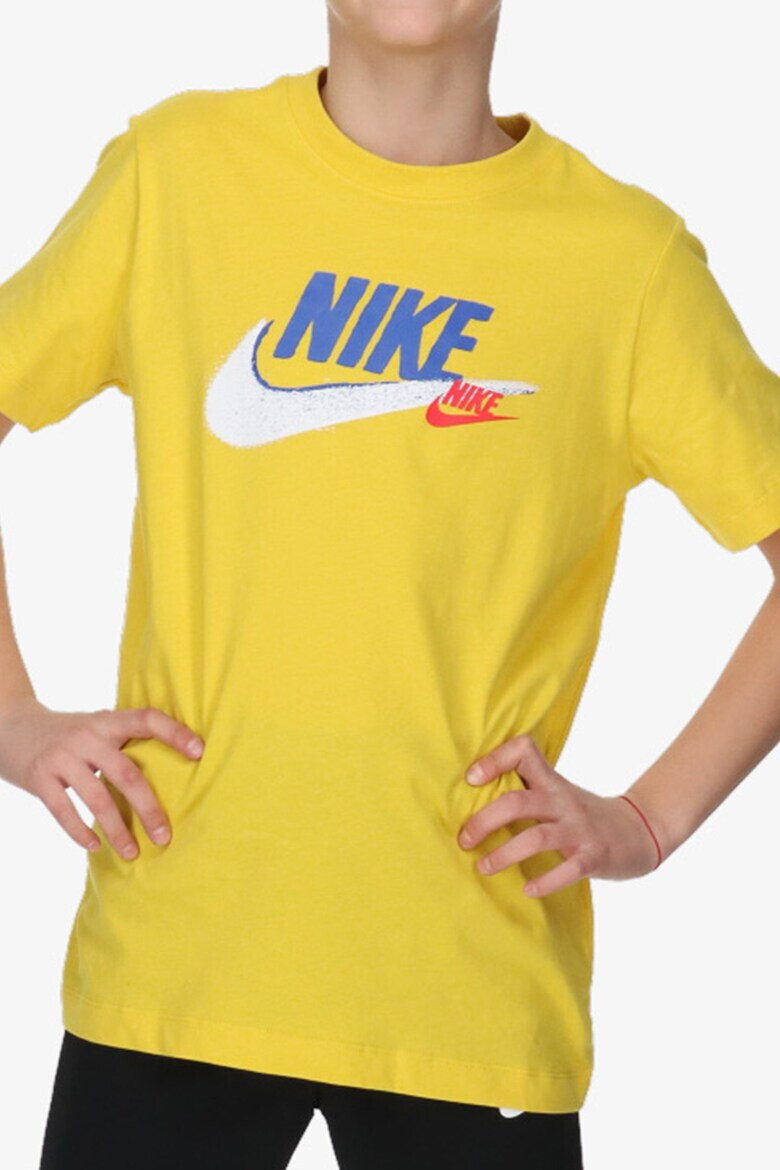 Nike Памучна тениска с лого - Pepit.bg