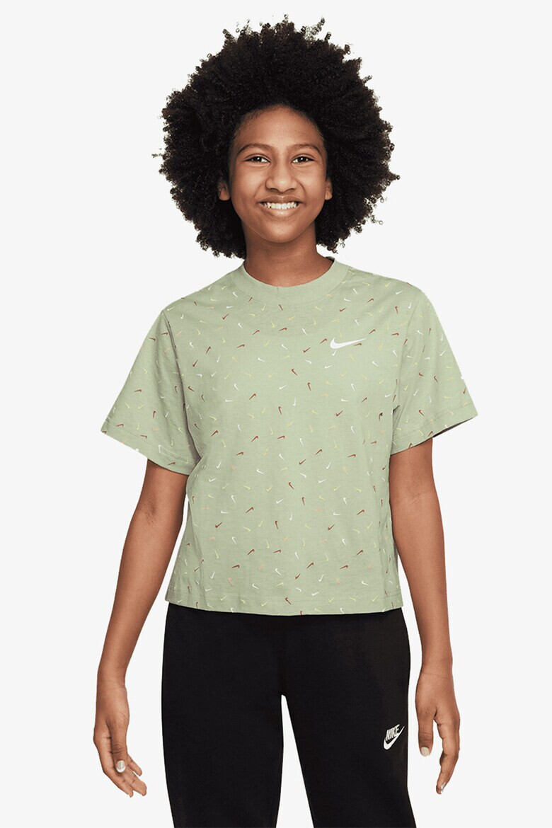 Nike Памучна тениска с лого - Pepit.bg