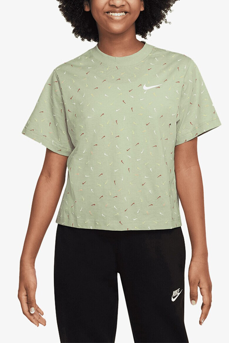 Nike Памучна тениска с лого - Pepit.bg