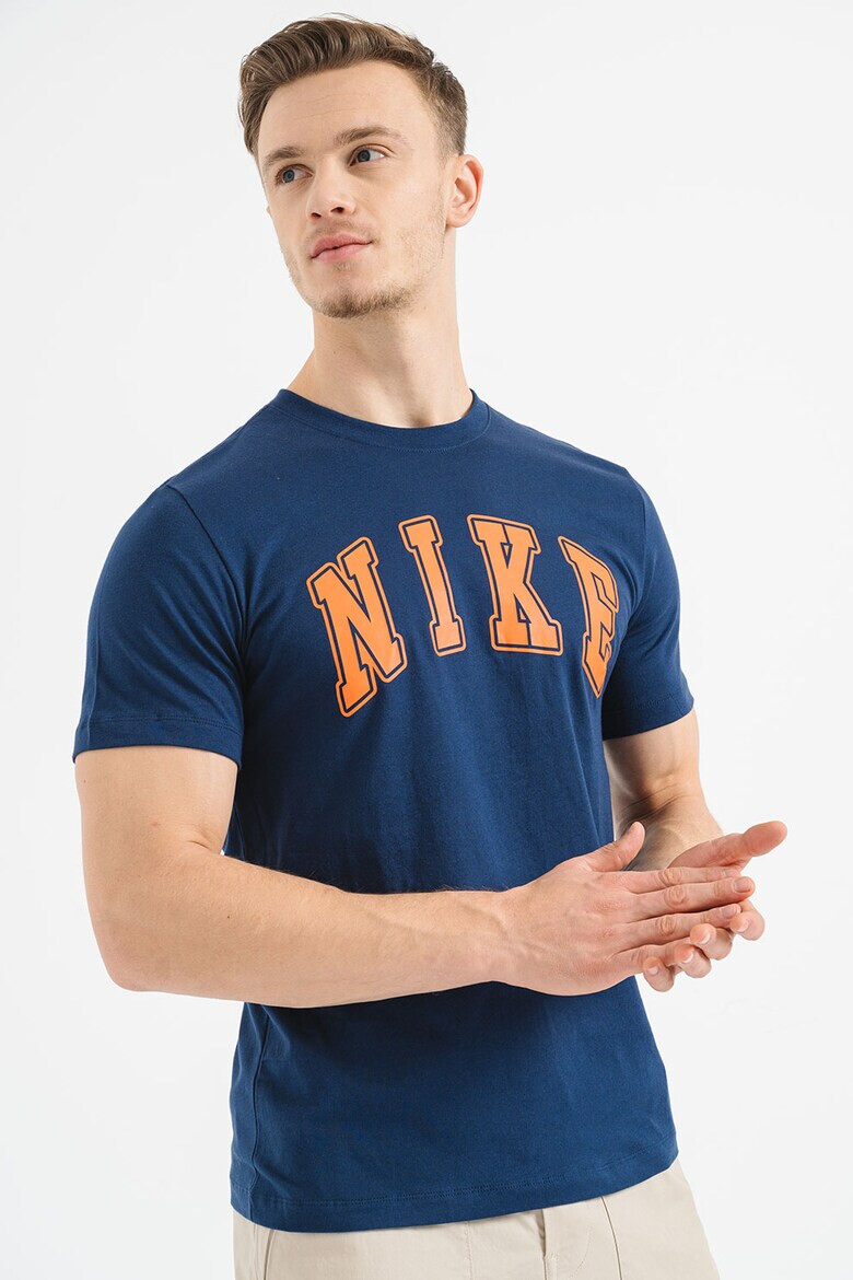 Nike Памучна тениска с лого - Pepit.bg