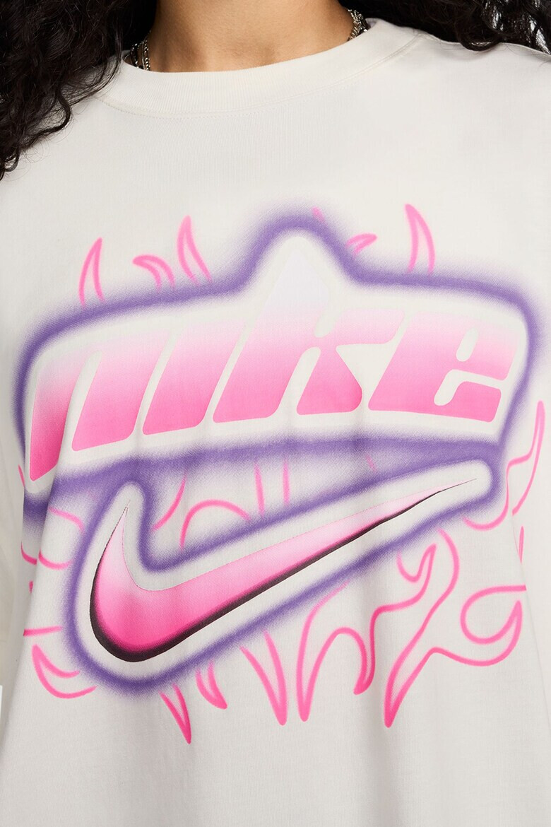 Nike Памучна тениска с лого - Pepit.bg
