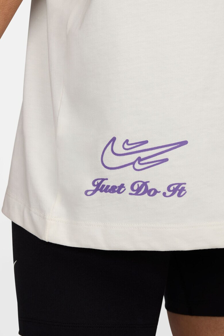 Nike Памучна тениска с лого - Pepit.bg