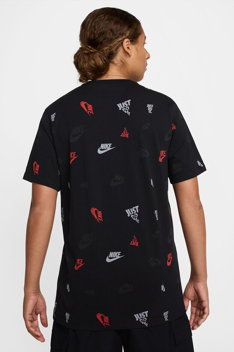 Nike Памучна тениска с лого - Pepit.bg