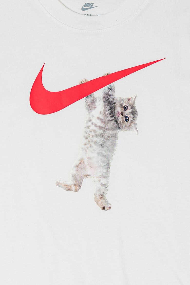 Nike Памучна тениска с принт - Pepit.bg