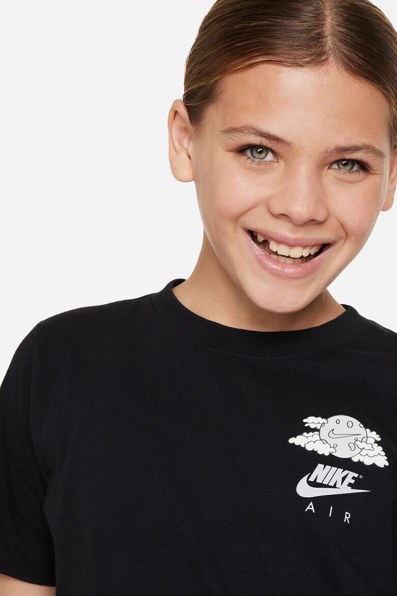 Nike Памучна тениска с принт - Pepit.bg