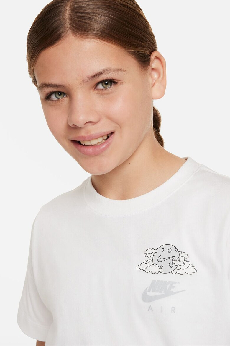 Nike Памучна тениска с принт - Pepit.bg