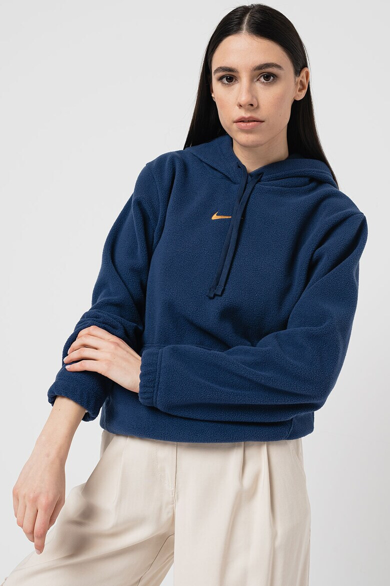 Nike Поларено худи с лого - Pepit.bg