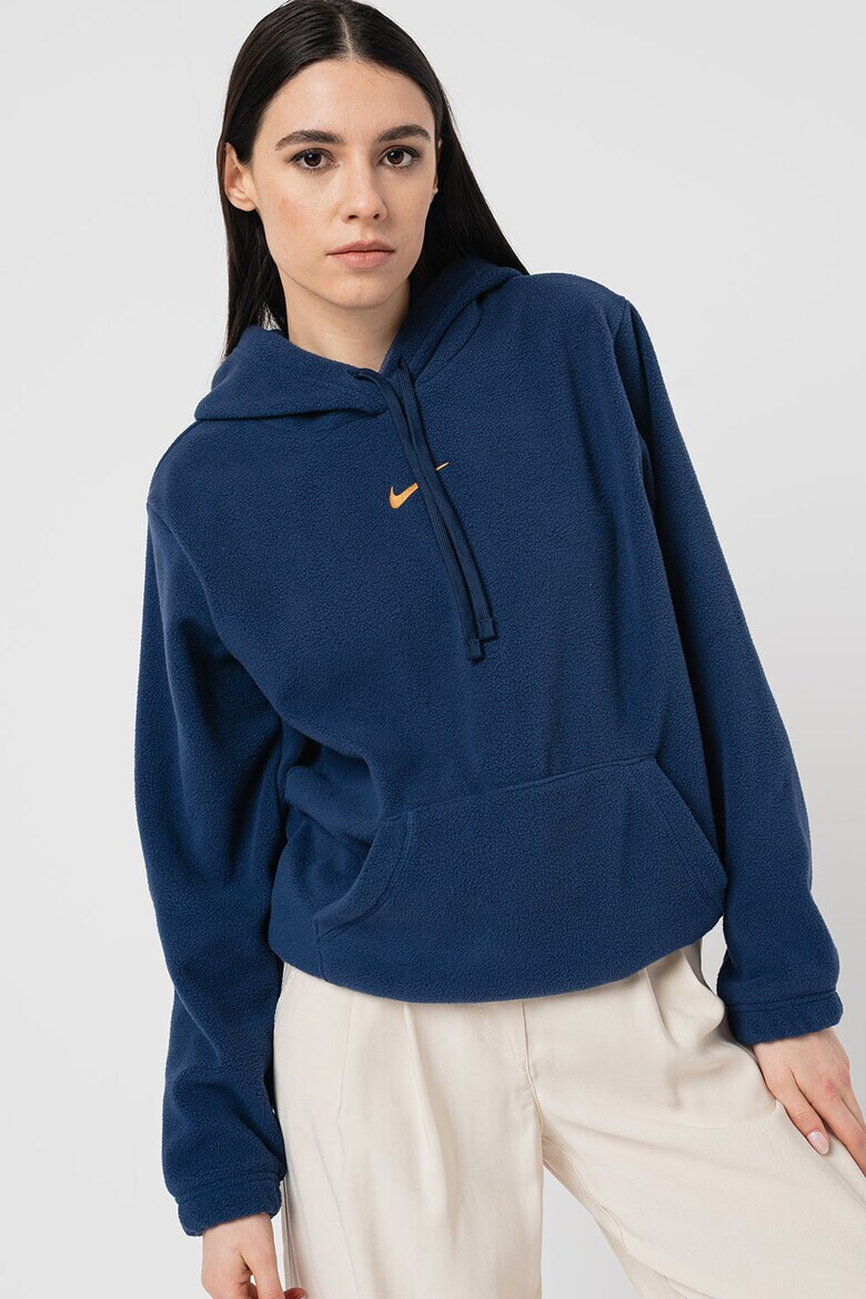 Nike Поларено худи с лого - Pepit.bg