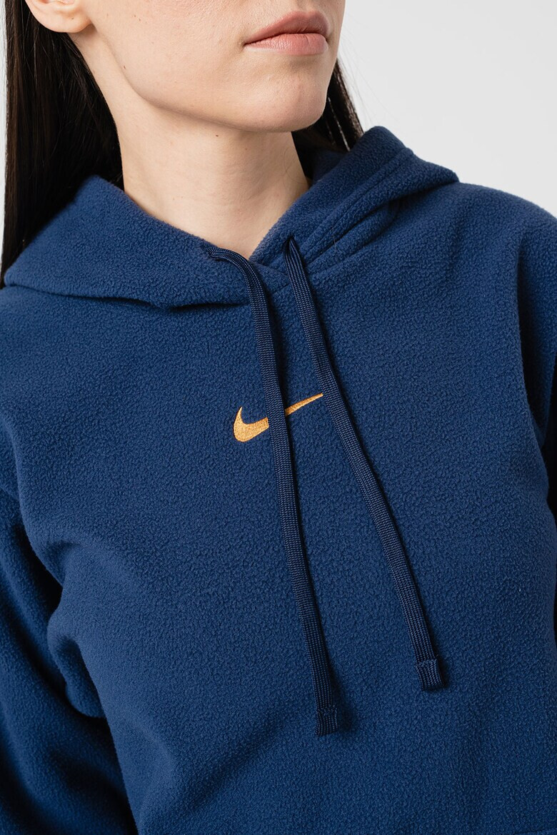 Nike Поларено худи с лого - Pepit.bg