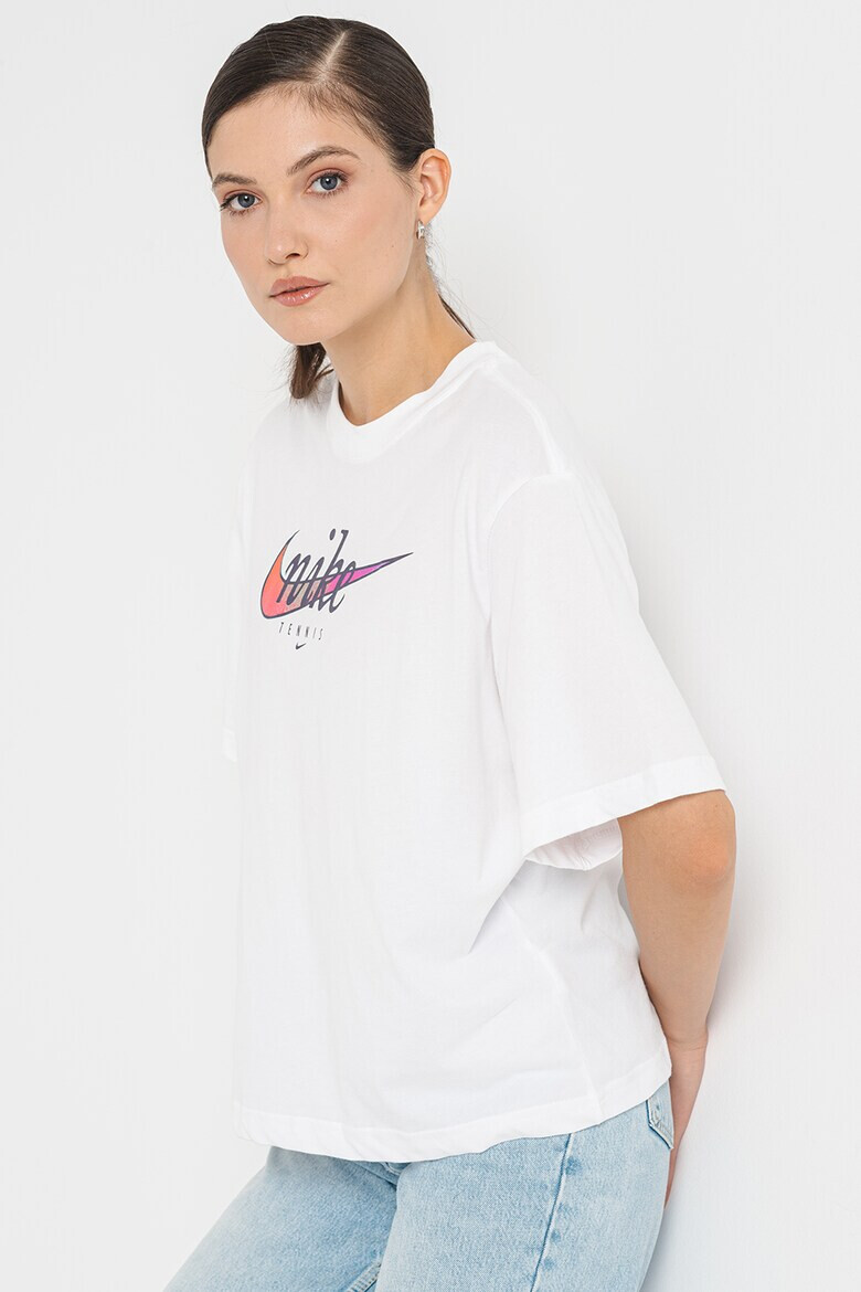 Nike Слим тренировъчна тениска с лого - Pepit.bg