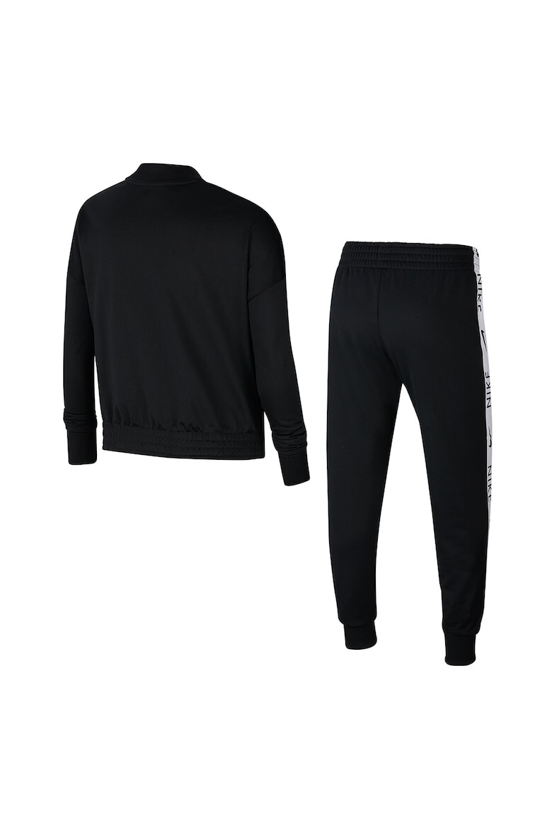 Nike Спортен екип с контрастни сегменти с лого и цип - 654877 - Pepit.bg