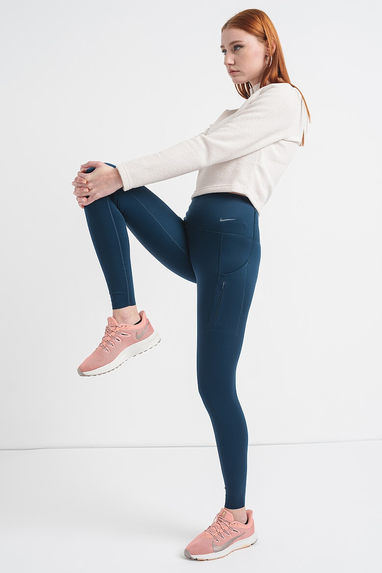 Nike Спортен клин Go Firm-Support - Тъмносин - Pepit.bg