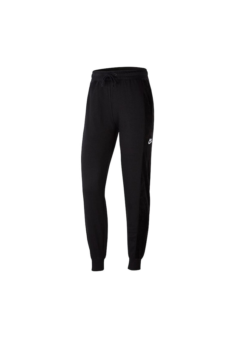 Nike Спортен панталон Jogger Velour със стеснен крачол и лого - Pepit.bg