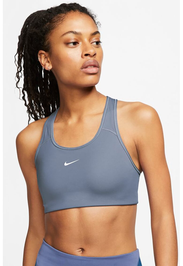 Nike Спортен сутиен Swoosh Dri-Fit - Pepit.bg