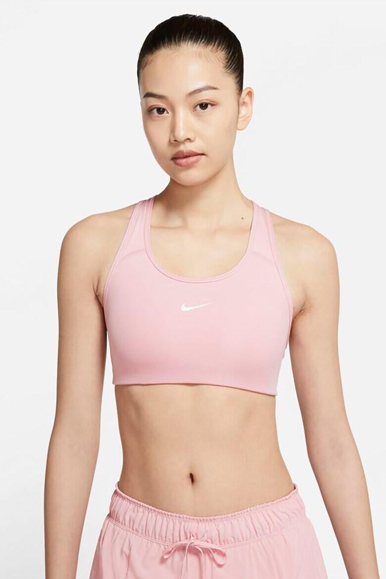 Nike Спортен сутиен Swoosh Dri-Fit - Pepit.bg