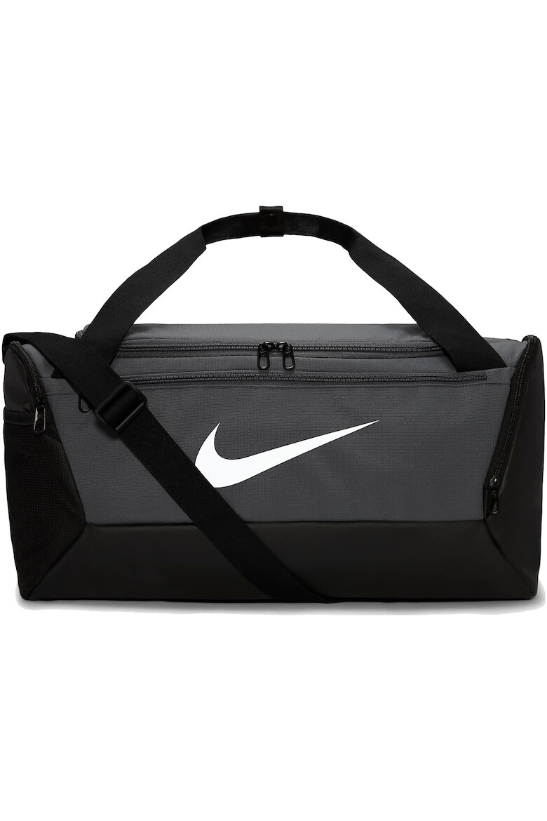 Nike Спортна чанта UNISEX NK BRSLA S DUFF - 9.5 (41L) FLINT GREY/BLACK/(WHITE) - Pepit.bg