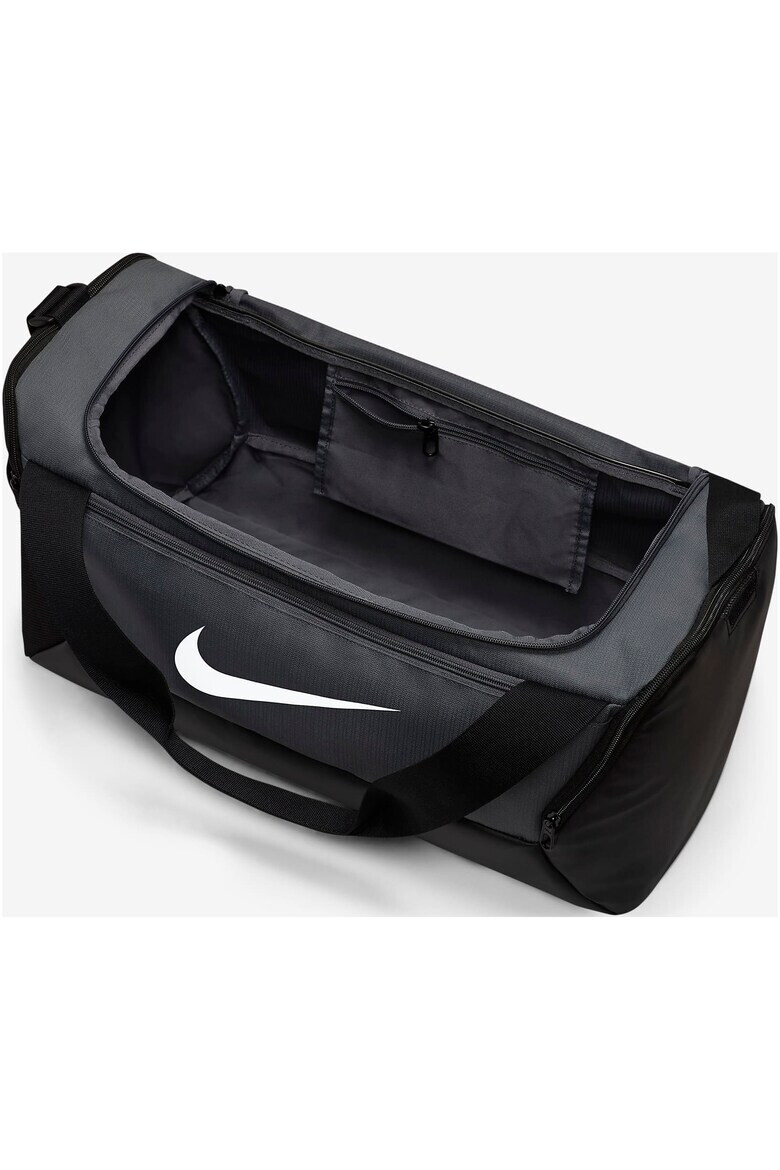 Nike Спортна чанта UNISEX NK BRSLA S DUFF - 9.5 (41L) FLINT GREY/BLACK/(WHITE) - Pepit.bg