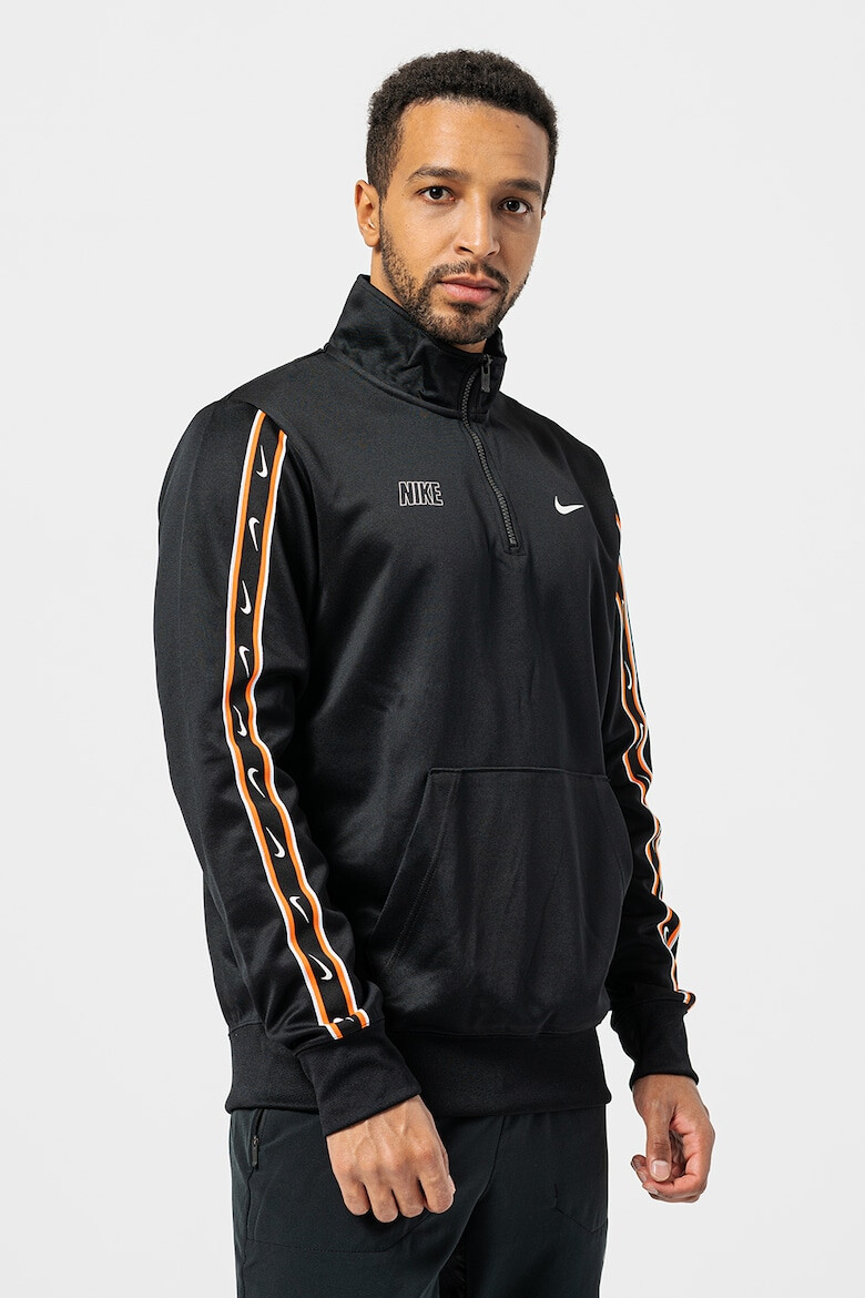 Nike Суитшърт Sweatsport Repeat с къс цип - Pepit.bg