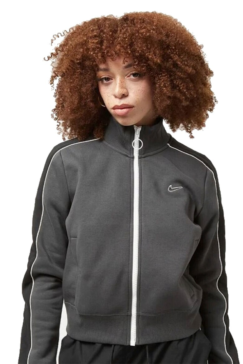 Nike Суитшърт с цип и лого - Pepit.bg