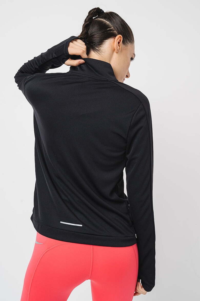 Nike Суитшърт за бягане Swoosh с Dri-FIT с къс цип - Pepit.bg