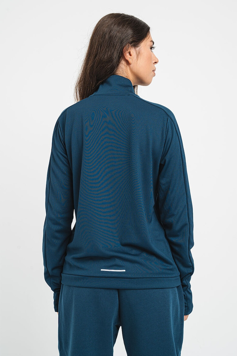 Nike Суитшърт за бягане Swoosh с Dri-FIT с къс цип - Pepit.bg