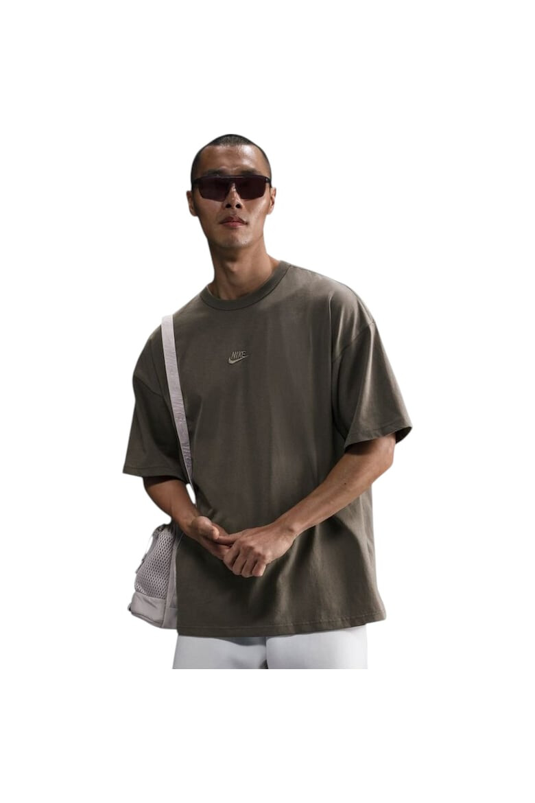Nike Тениска Oversize Premium Essentials FA24 45301 - Кафяв - Pepit.bg