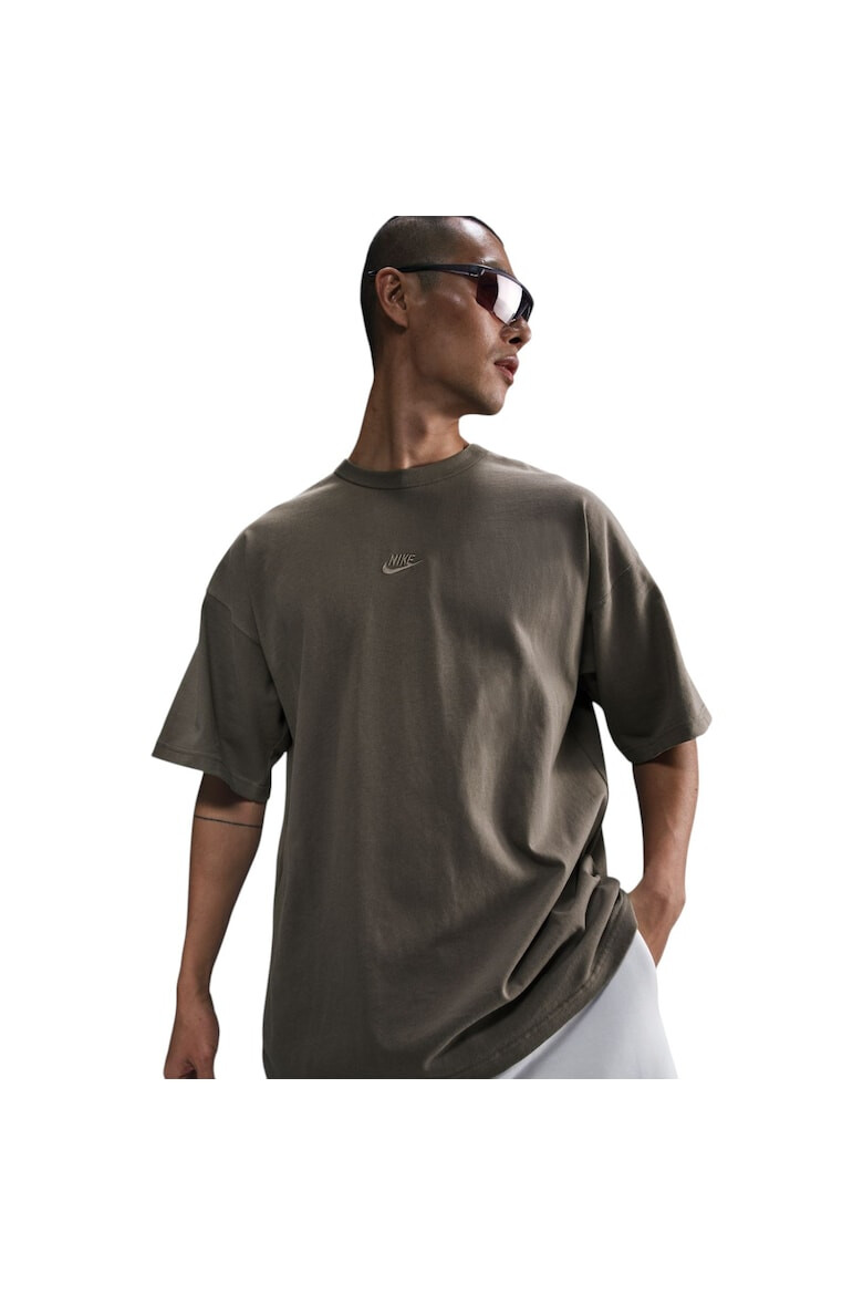 Nike Тениска Oversize Premium Essentials FA24 45301 - Кафяв - Pepit.bg