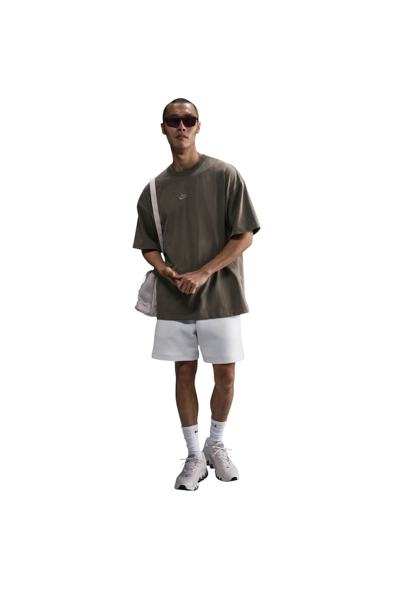 Nike Тениска Oversize Premium Essentials FA24 45301 - Кафяв - Pepit.bg