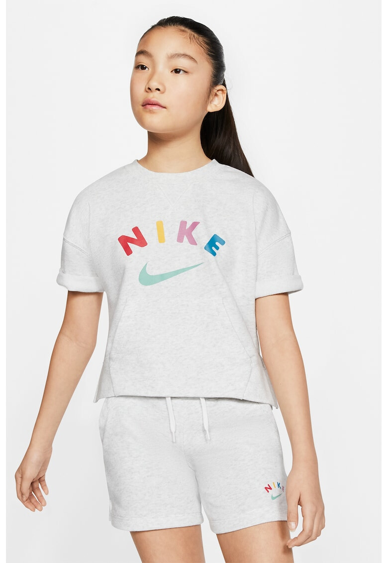 Nike Тениска с джоб тип кенгуру - Pepit.bg