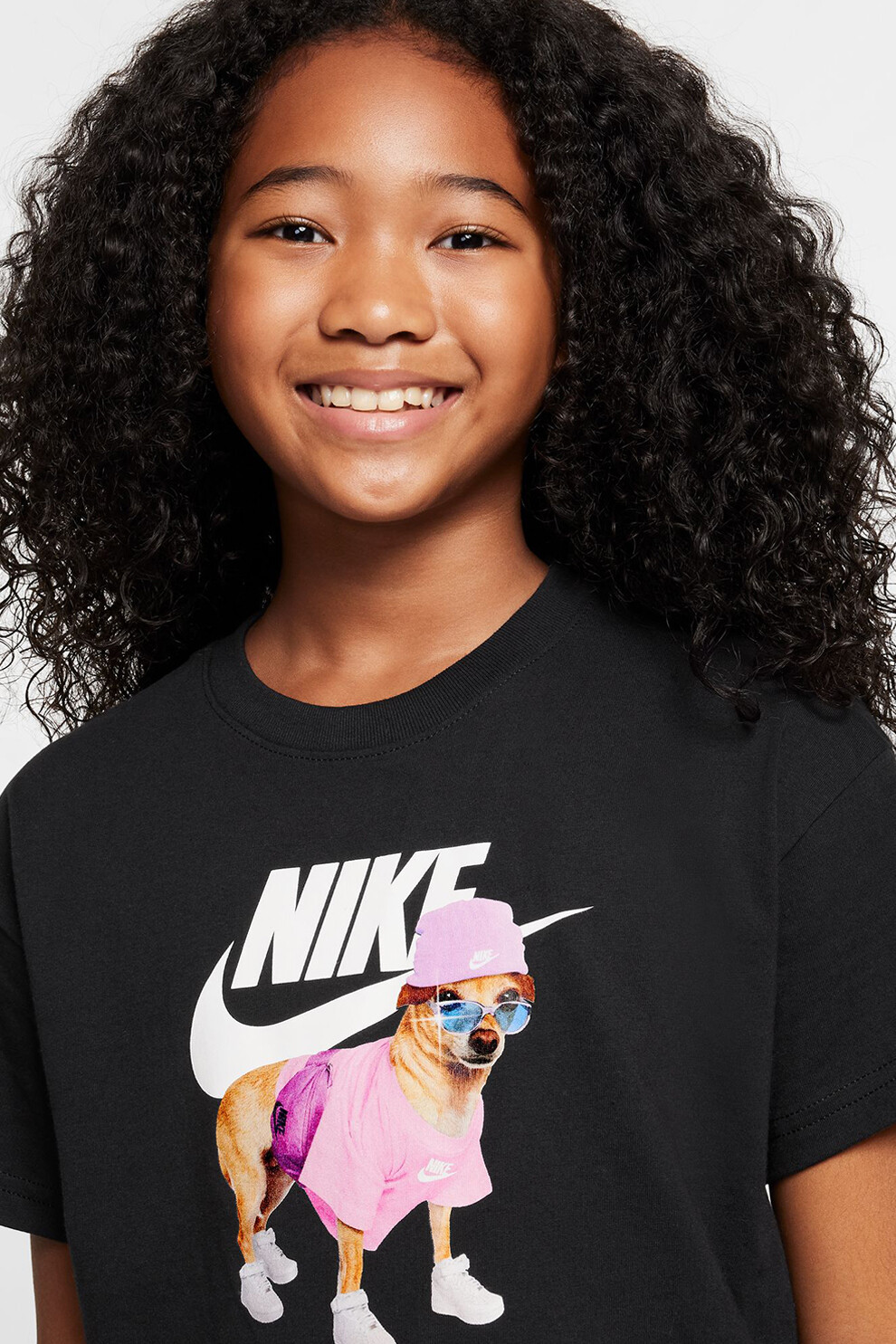 Nike Тениска с лого и принт - Pepit.bg