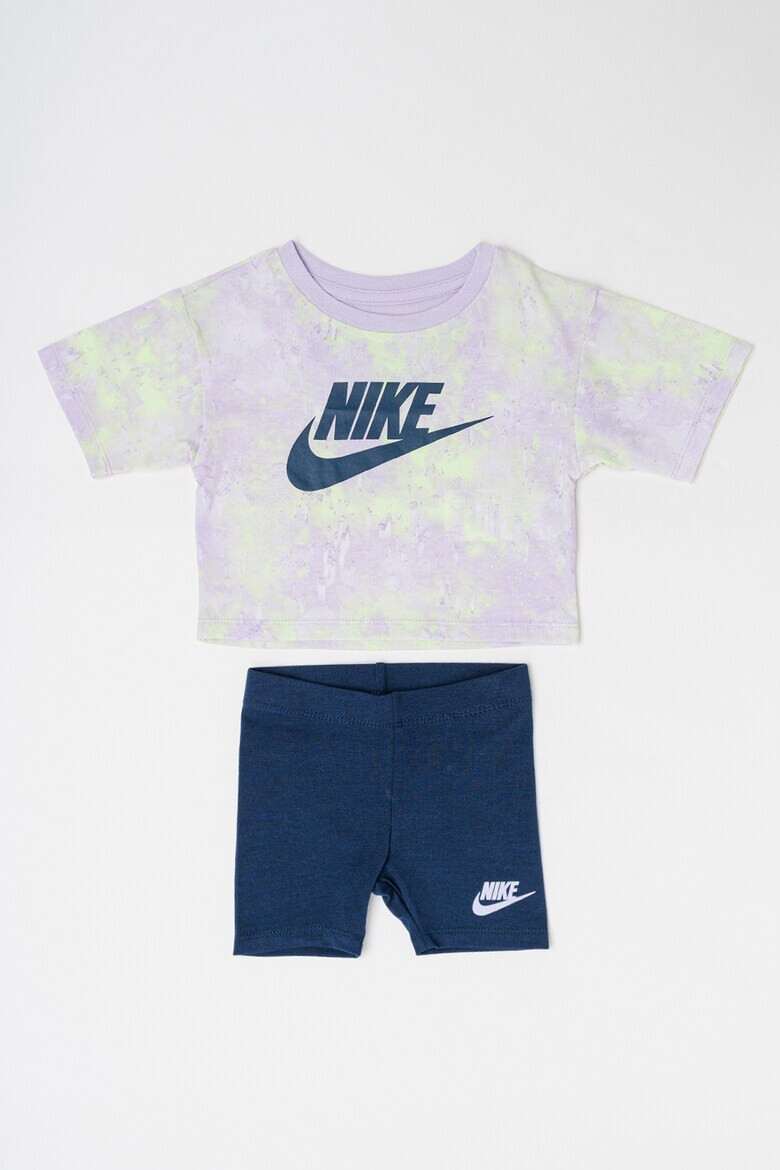 Nike Тениска с лого и шорти Midnight - Pepit.bg