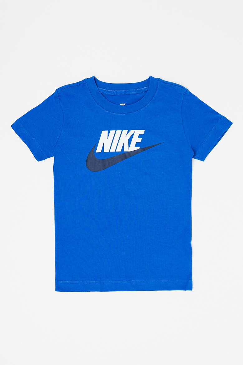 Nike Тениска с овално деколте и лого - Pepit.bg