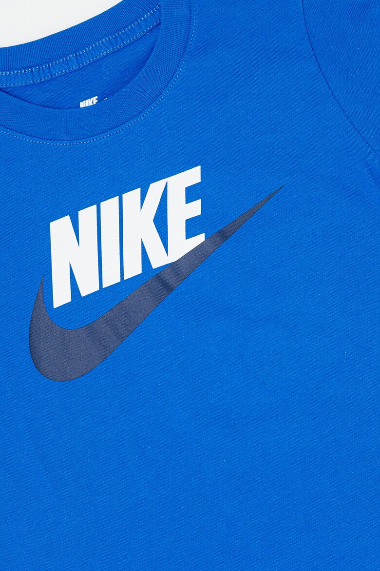 Nike Тениска с овално деколте и лого - Pepit.bg