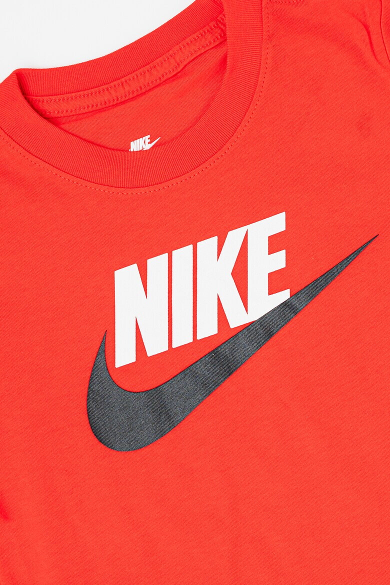 Nike Тениска с овално деколте и лого - Pepit.bg