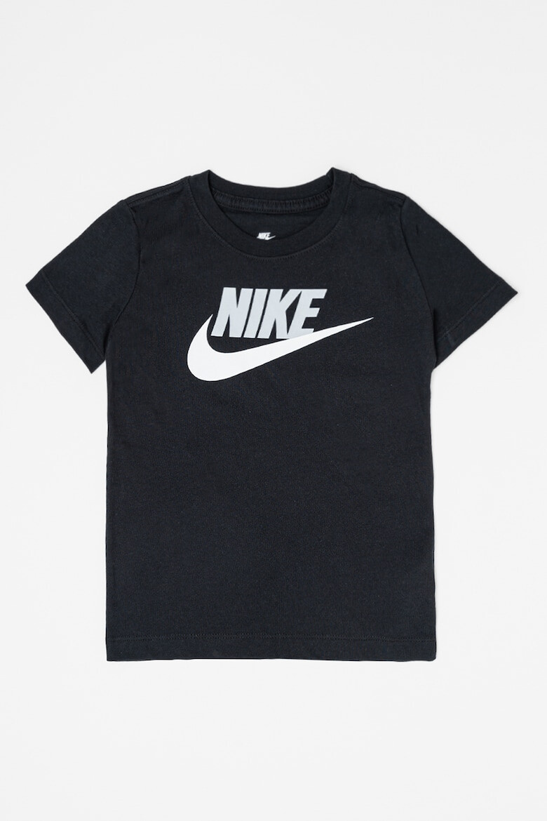 Nike Тениска с овално деколте и лого - Pepit.bg