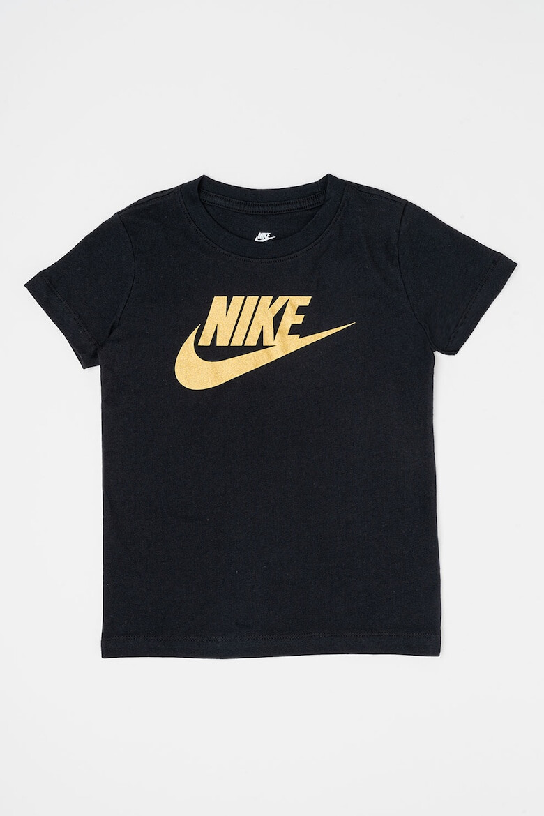 Nike Тениска с овално деколте и лого - Pepit.bg