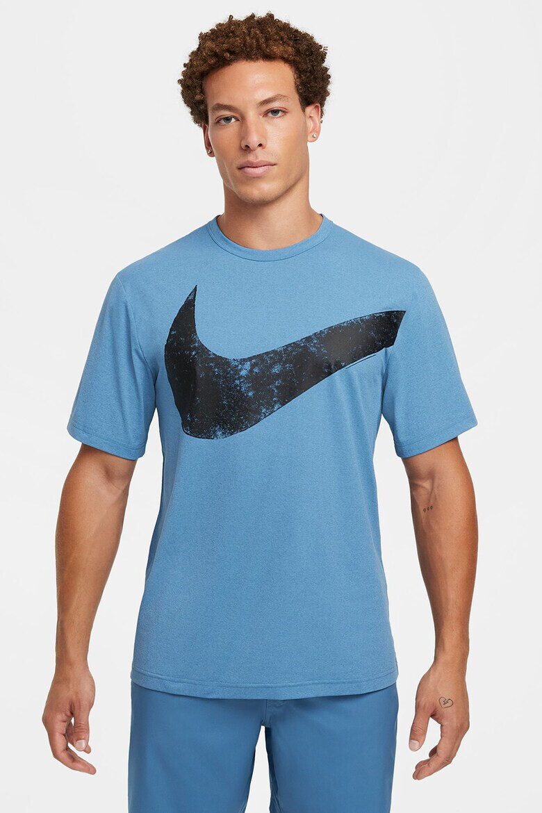 Nike Тениска с овално деколте и лого - Pepit.bg