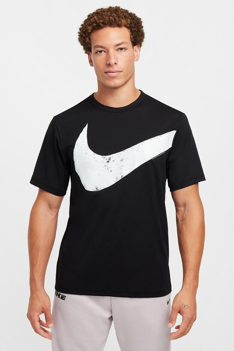 Nike Тениска с овално деколте и лого - Pepit.bg