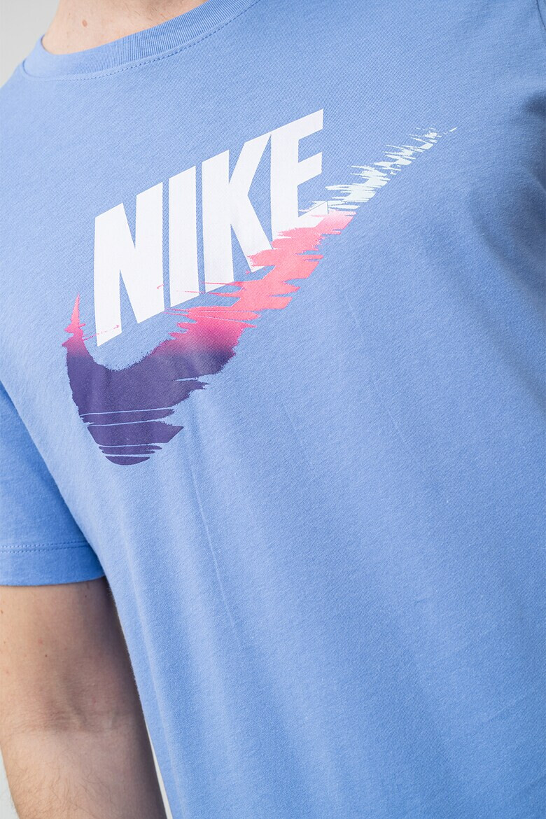 Nike Тениска с овално деколте и лого - Pepit.bg