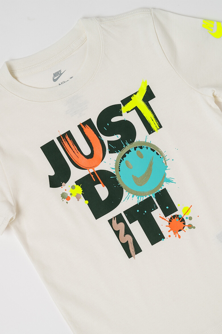 Nike Тениска с памук с лого - Pepit.bg