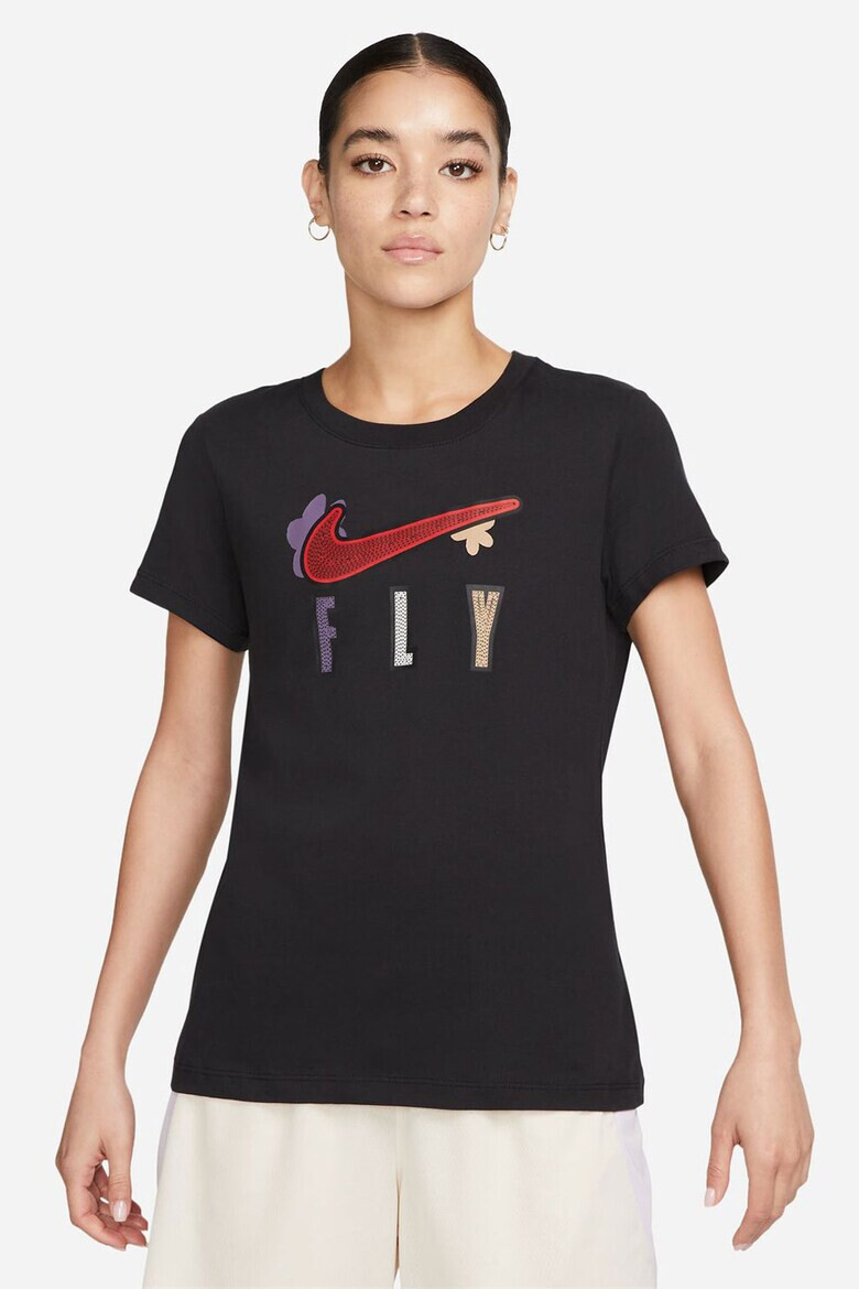 Nike Тениска Swoosh Fly 2 с Dri-FIT - Pepit.bg