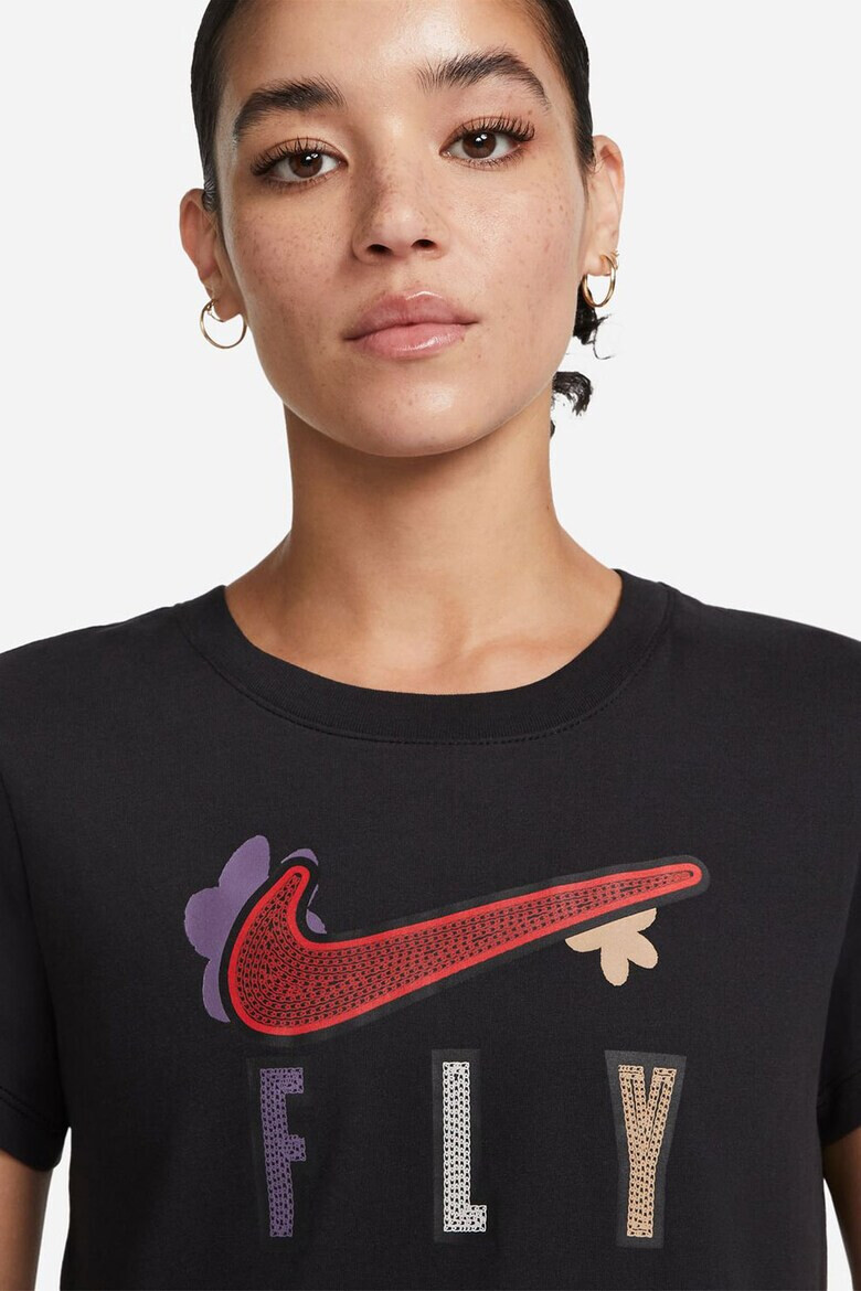 Nike Тениска Swoosh Fly 2 с Dri-FIT - Pepit.bg
