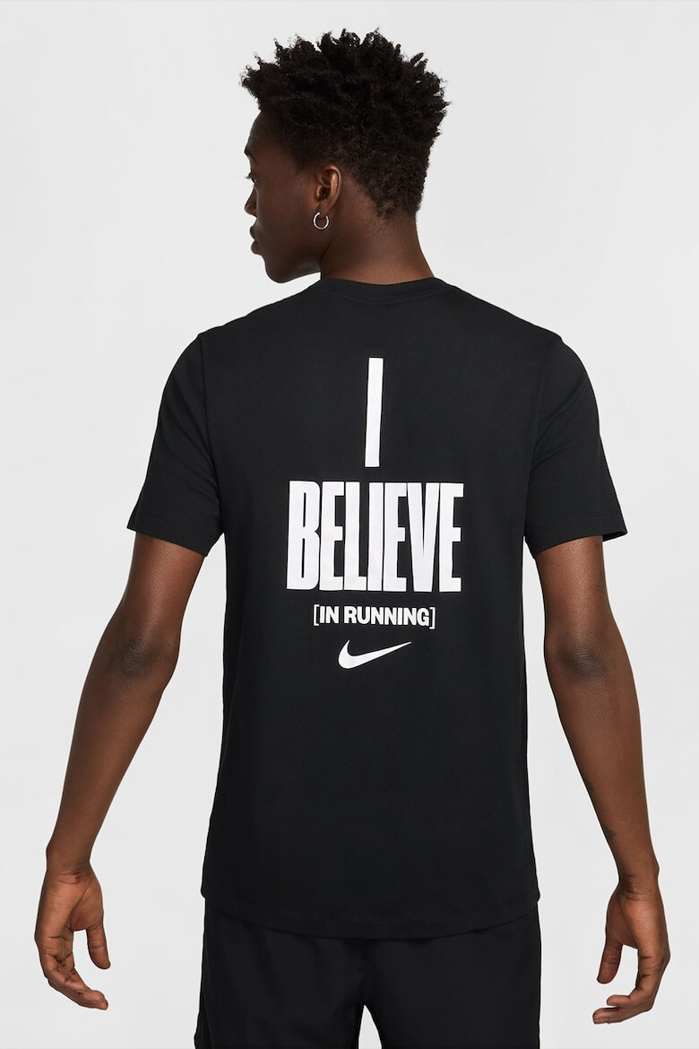 Nike Тениска за бягане с лого - Pepit.bg