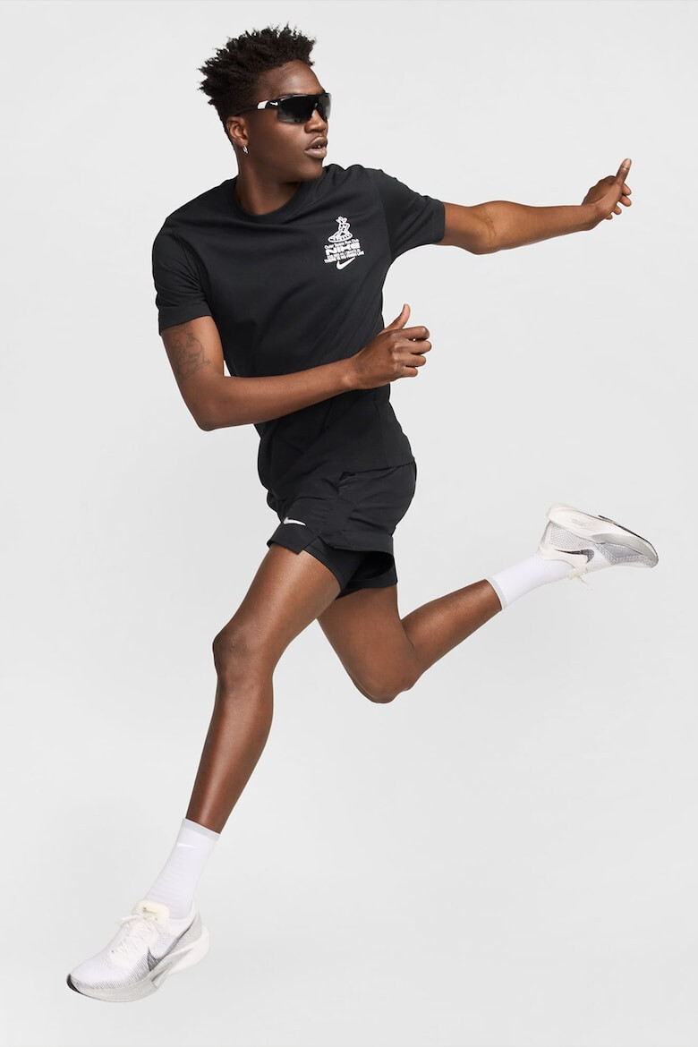 Nike Тениска за бягане с лого - Pepit.bg
