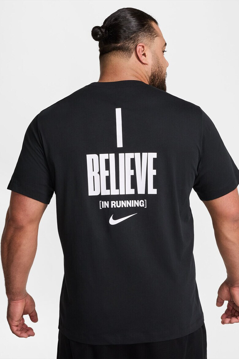 Nike Тениска за бягане с лого - Pepit.bg